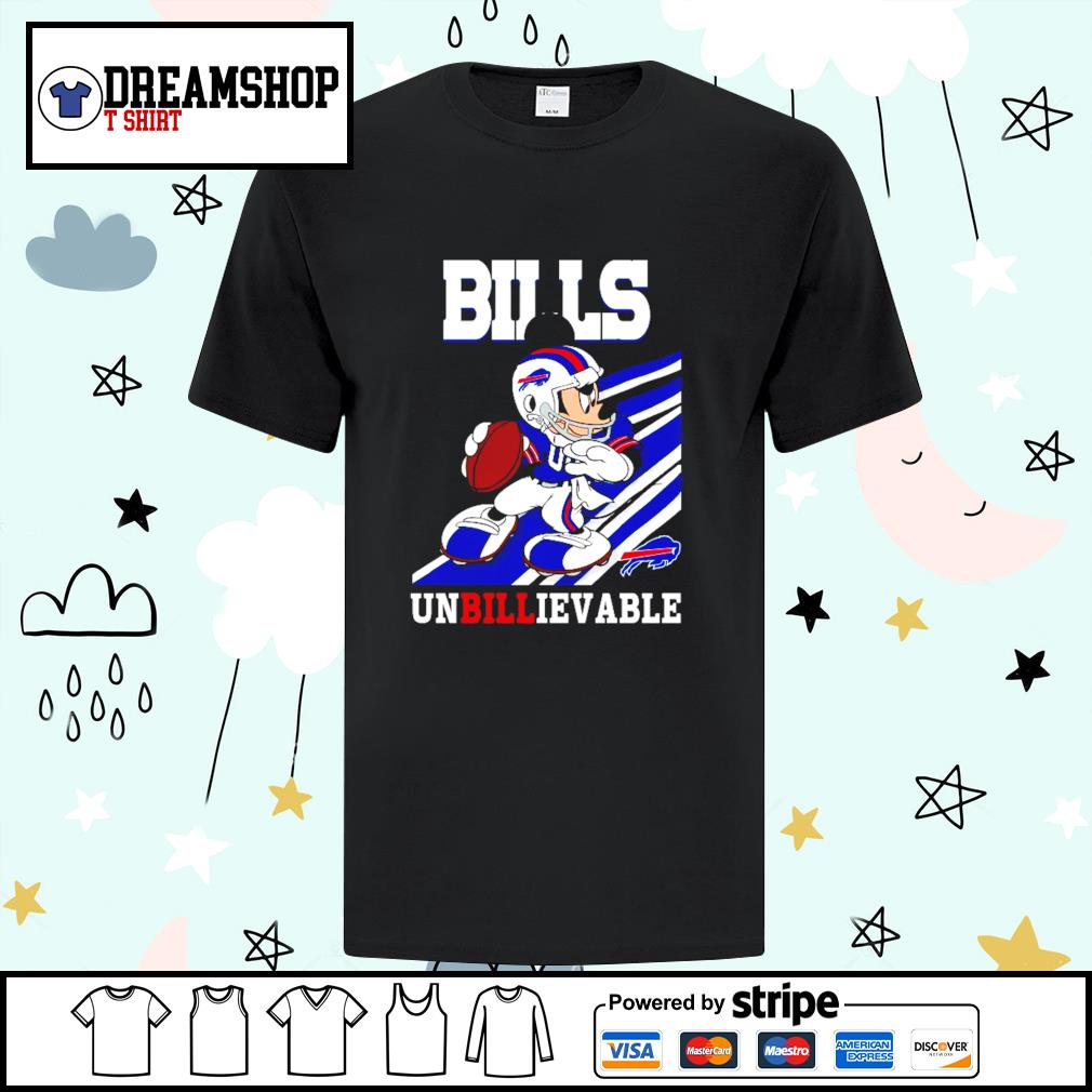 Mickey Mouse Buffalo Bills Unbillievable T-Shirts, hoodie, sweater, long  sleeve and tank top